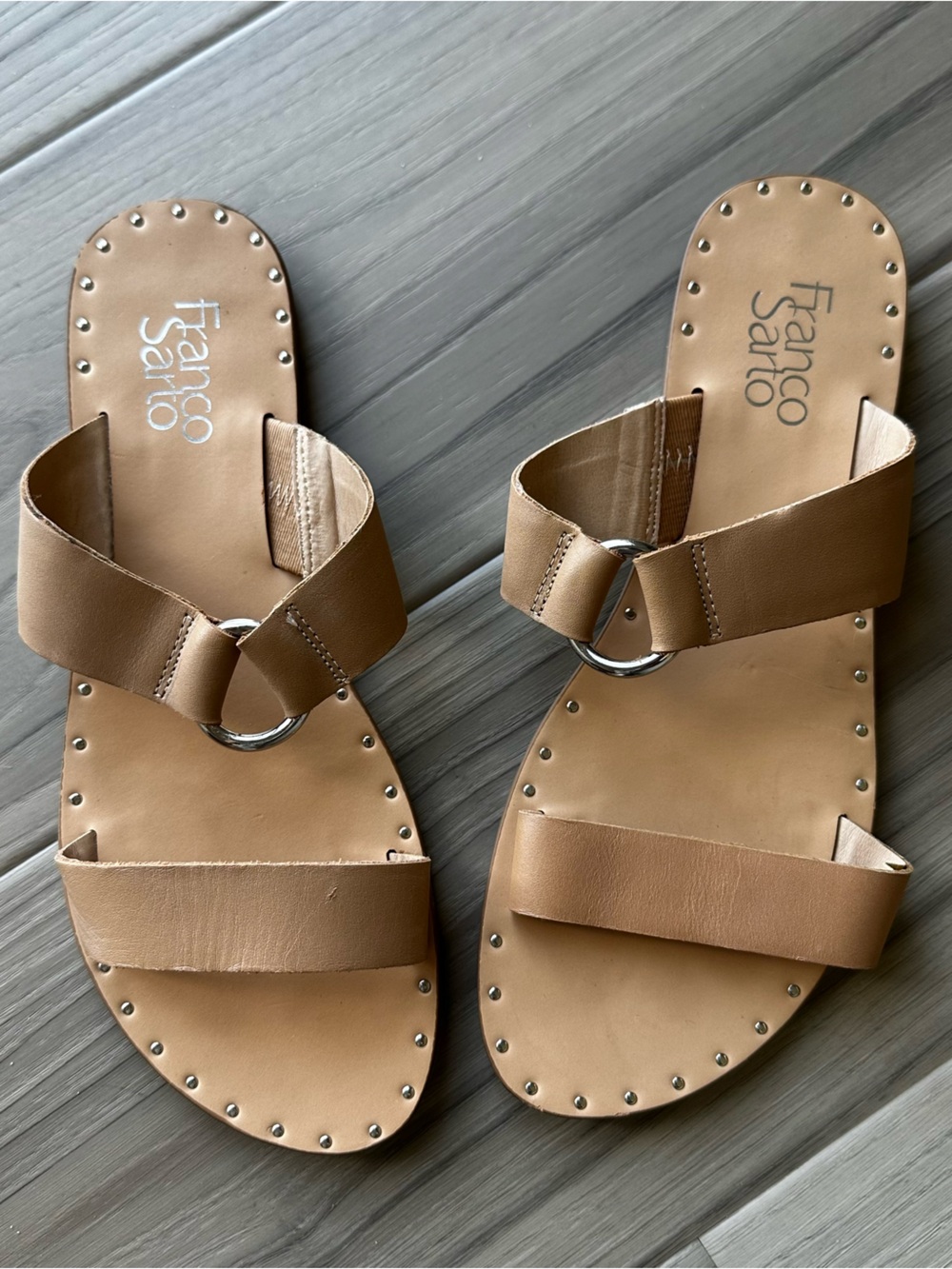 Franco Sarto Leather Katness Sandals
